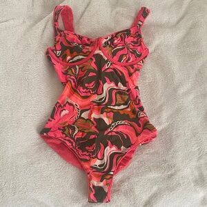 Nordstrom Maaji reversible one piece swimsuit size Large.